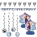 Bek Brands Frozen 2 Childrens Birthday Party Decorations Includes 7 Piece Decoration Kit and 1 Large Jointed Happy Birthday Banner - Image 3