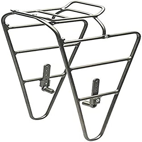Blackburn Outpost Front and Rear World Touring Bike Rack (Grey, Front) - Image 1