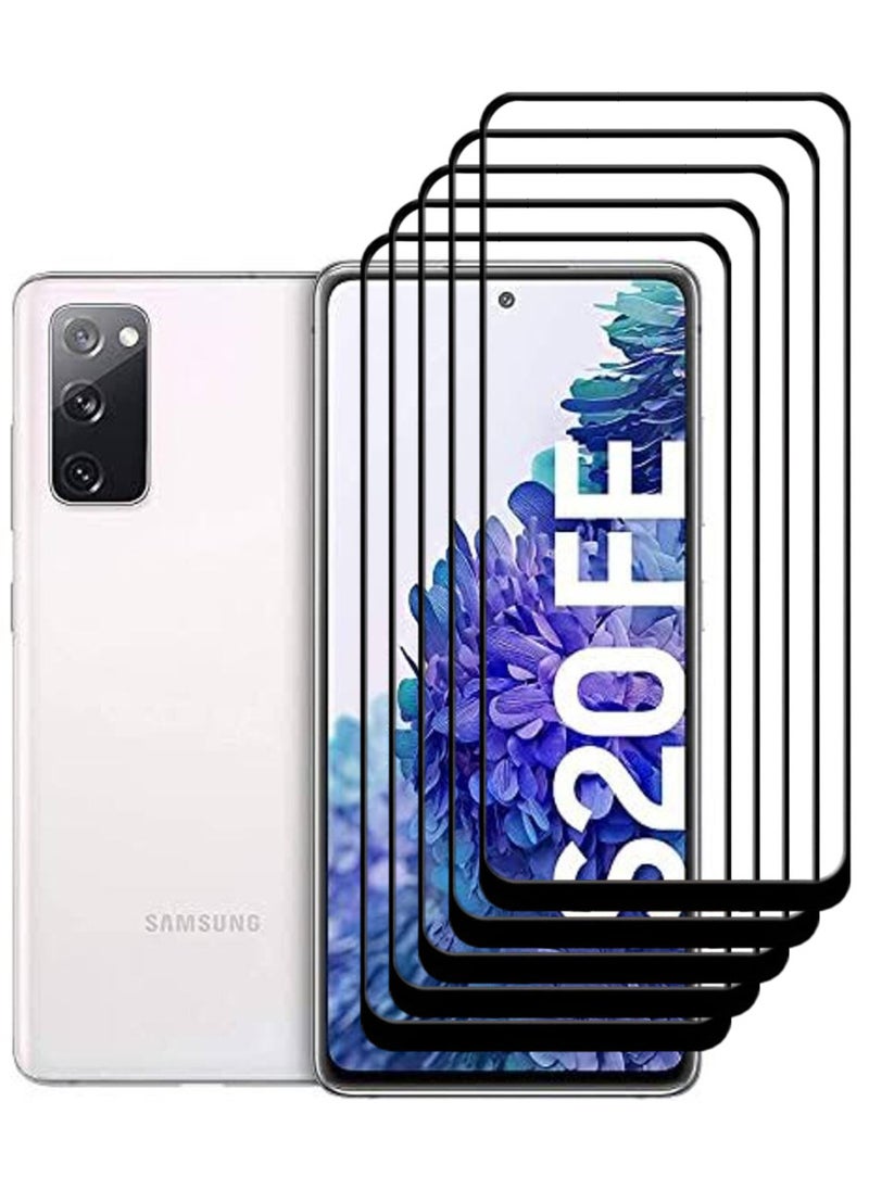 ACLIX 5 Pieces Antistatic ESD Dustproof Premium Quality High Definition Tempered Glass Screen Protector Designed For Samsung Galaxy S20 FE - Image 1