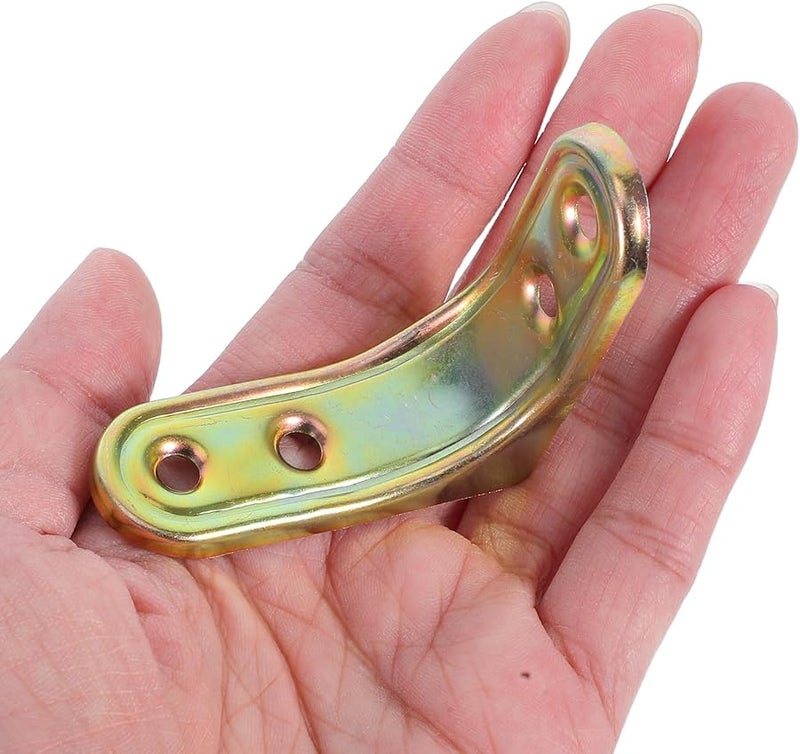 Artibetter 8Pcs Heavy Duty L Shaped Corner Brackets 50X50X20Mm Cold Rolled Steel For Furniture Desk Support - Image 5