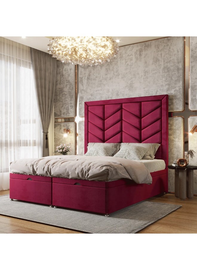 Nayam Sleep Premium Athens Ottoman Divan Bed 135x200x40Cm  - Image 1