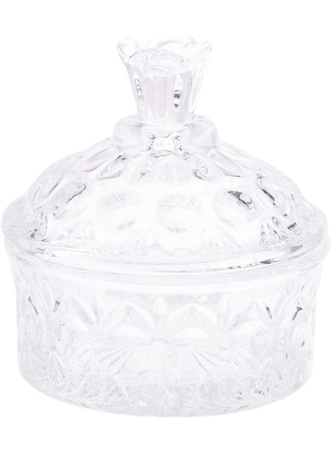 AKDC AKDC Sugar Pot L(8CM) XW(8CM) XH(8CM) Transparent  - Image 1
