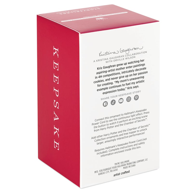 Hallmark Keepsake هولمارك تذكار زخرفة عيد الميلاد هاري بوتر ومجموعة غرفة الأسرار دوبي مع هدايا خفيفة وصوتية لمحبي هاري بوتر - Image 4