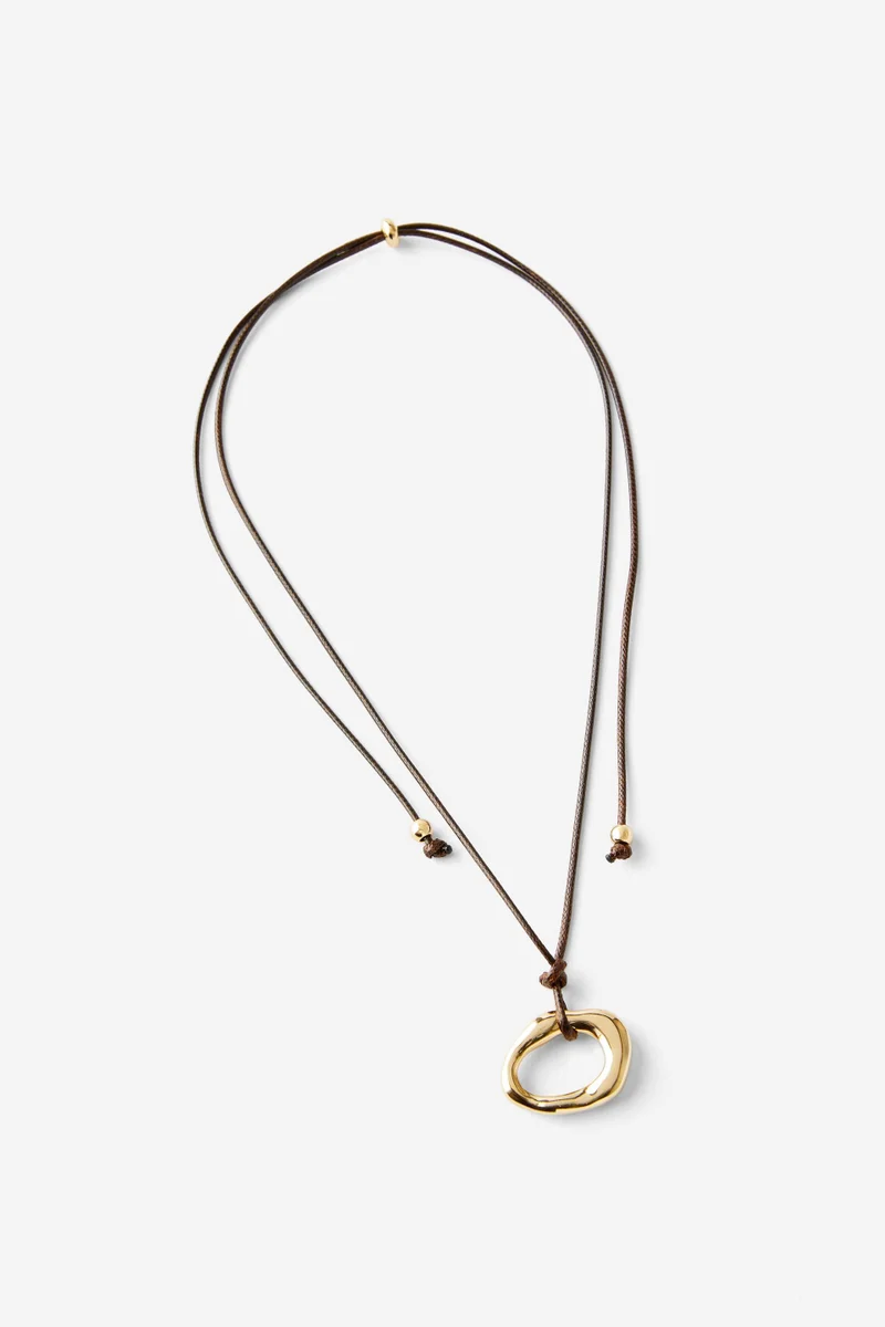 CORD PENDANT NECKLACE