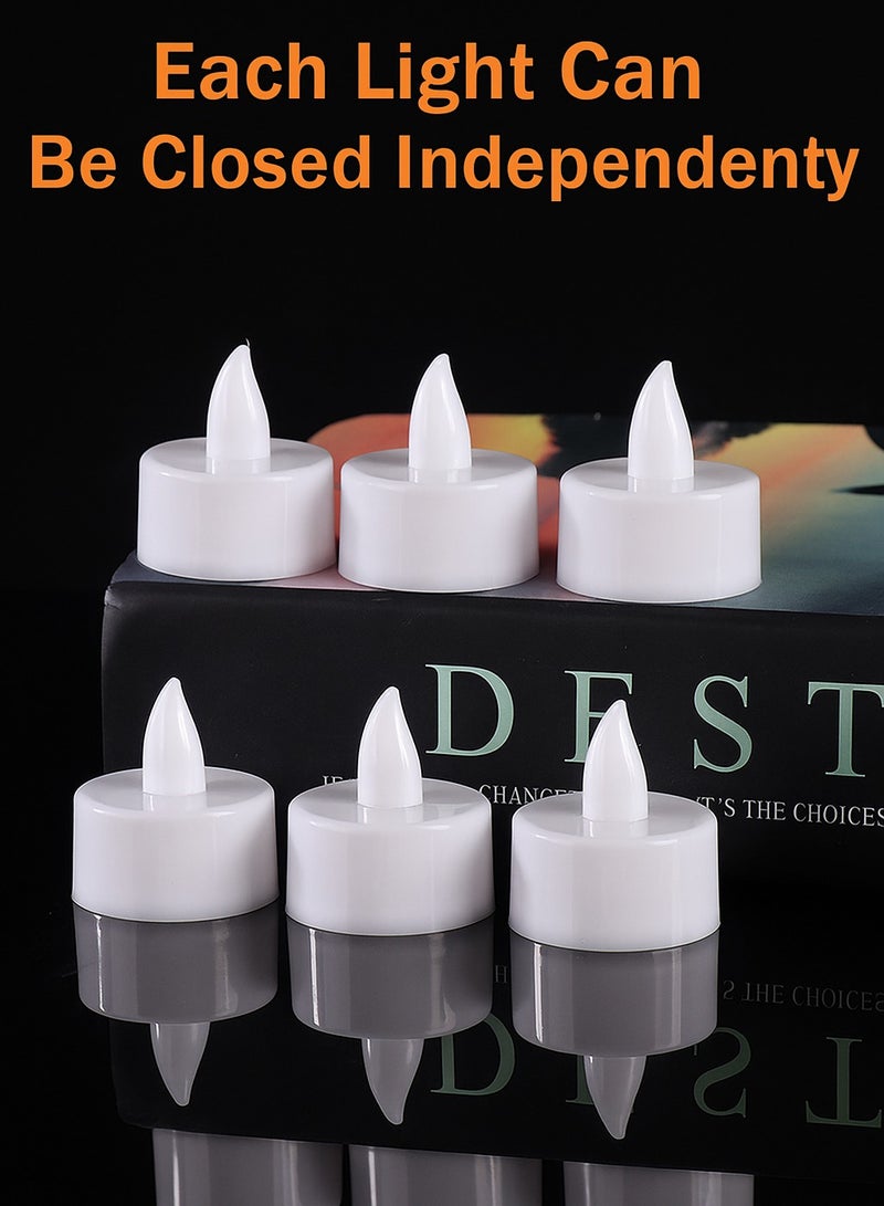 24-Piece LED Candle Atmosphere Lights - Flameless and Safe, Perfect for Romantic Dinners, Weddings, and Party Decor  - Image 2
