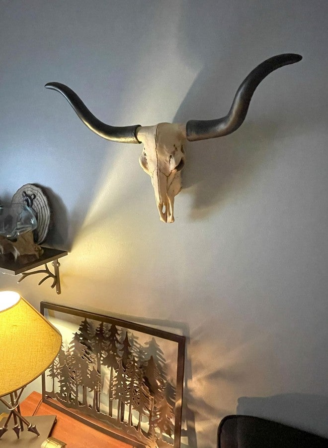 Things2Die4 Long Horn Cow Skull Wall Hanging Longhorn Steer - Image 5