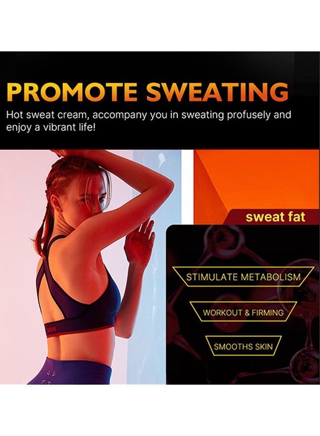 MAYCHEER Hot Sweat Cream, Belly Fat Burner Sweat Enhancer,Slimming And Fat Burning Cream,Moisturizing, Firming, Cellulite Reduction, And Weight Loss Solution 50g - Image 3