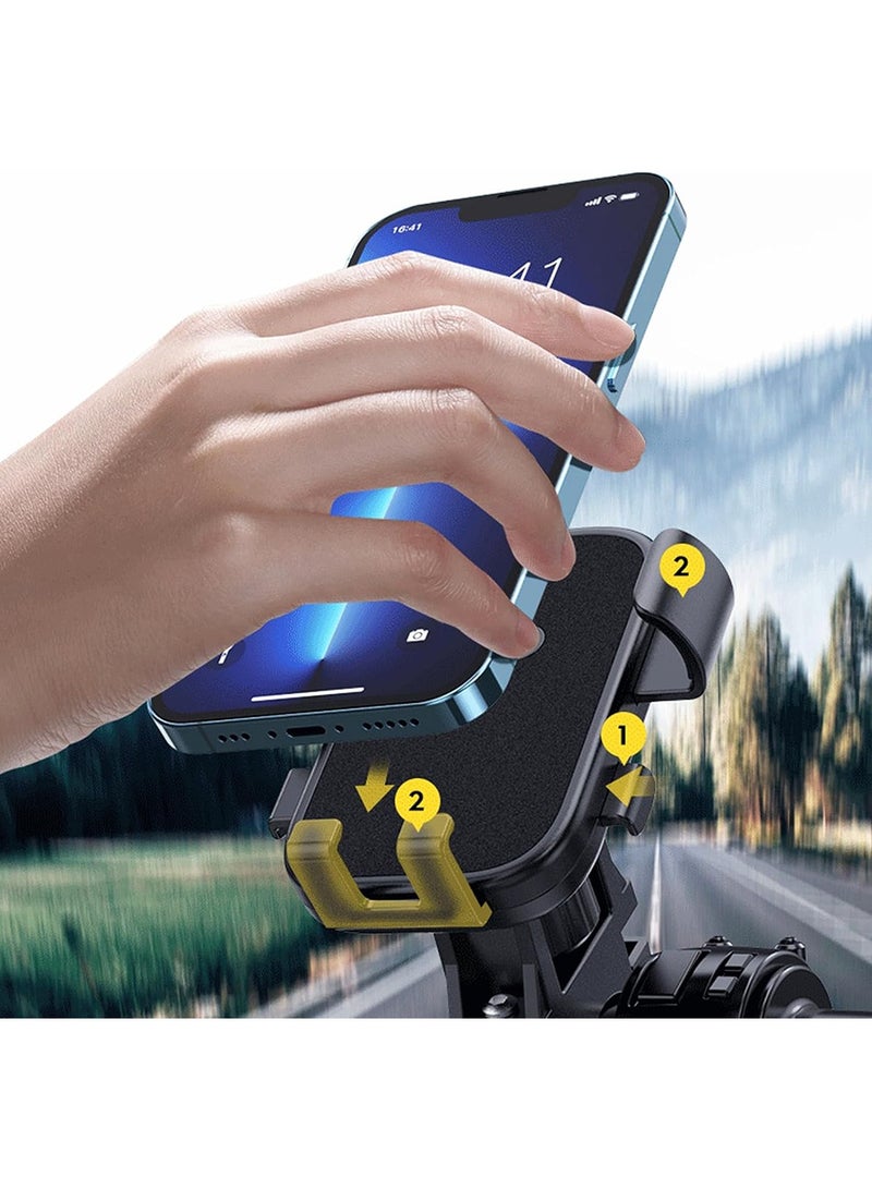 Generic Universal Phone Holder – Secure, Adjustable Mount for Phones, Stable Clamping Perfect for Bicycles and MotorcyclesCycle Mount  - Image 2