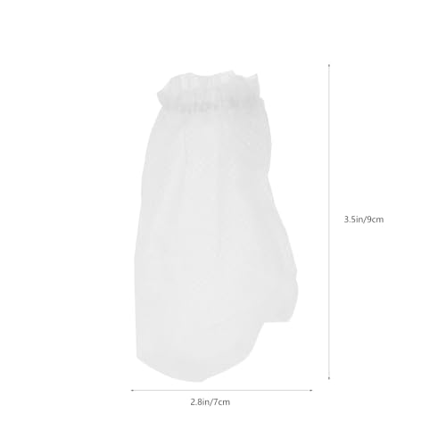 POPETPOP 20pcs Socks Fish Tank Mesh Sink Strainer Canister Media Mesh Media Bag Pump Bag Sink Strainer for Sink Eihem Filtrant Vacuum Water Bag Aquarium White - Image 3