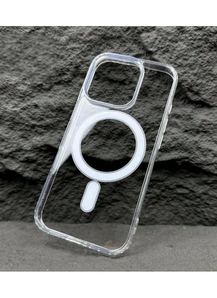 Generic - 16 Pro Max Magsafe Case Clear【N52 Stronger Magnets】【Shockproof Military-Grade Protection】Anti-Yellow&Anti-Scratch, Ultra Slim, Magnetic Magsafe Cover for iPhone 16 Pro Max Clear Clear - Image 1