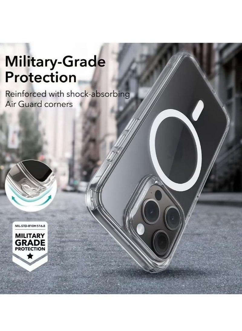 Generic - 16 Pro Max Magsafe Case Clear【N52 Stronger Magnets】【Shockproof Military-Grade Protection】Anti-Yellow&Anti-Scratch, Ultra Slim, Magnetic Magsafe Cover for iPhone 16 Pro Max Clear Clear - Image 1