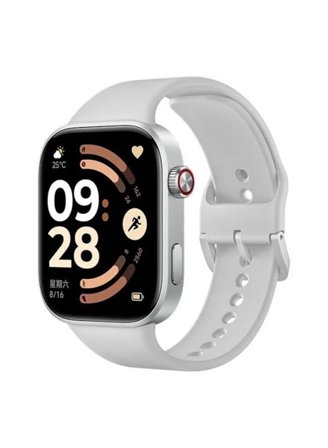 Xiaomi Redmi Watch 6, Smart Watch for Men Women, 2.07'' AMOLED Fitness Watch with Heart rate/Sleep/Stress Tracking, Activity Tracker with 150+ Sports modes, 24 days battery life, 5ATM, GPS, Android™ & iOS Silver Gray - Image 1