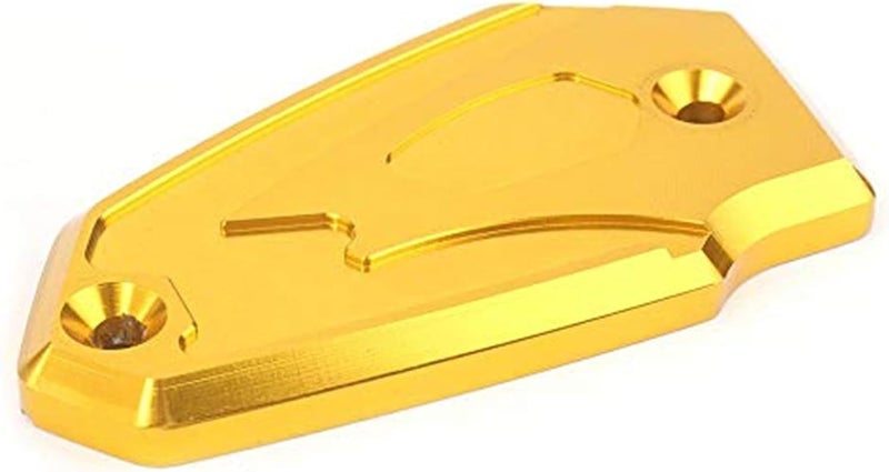 QASULER Gold Motorcycle Brake Fluid Reservoir Cap - Image 1