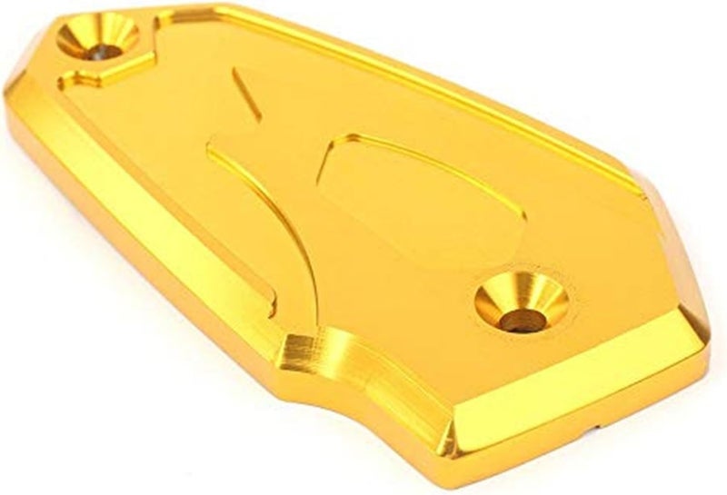 QASULER Gold Motorcycle Brake Fluid Reservoir Cap - Image 5