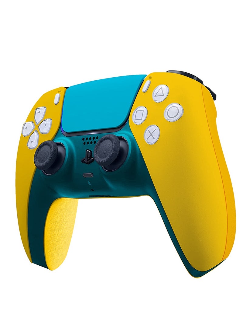 CRAFT by MERLIN PAINTED PLAY STATION 5 DUAL SENSE WIRELESS CONTROLLER CANARY - Image 1