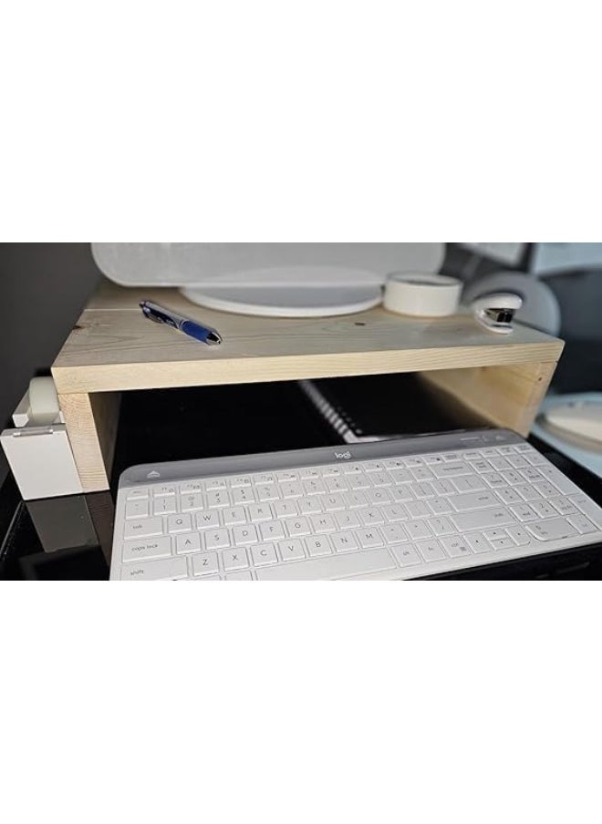 Horoof Home Horoof Home® Wooden Monitor decor Riser  - Image 3
