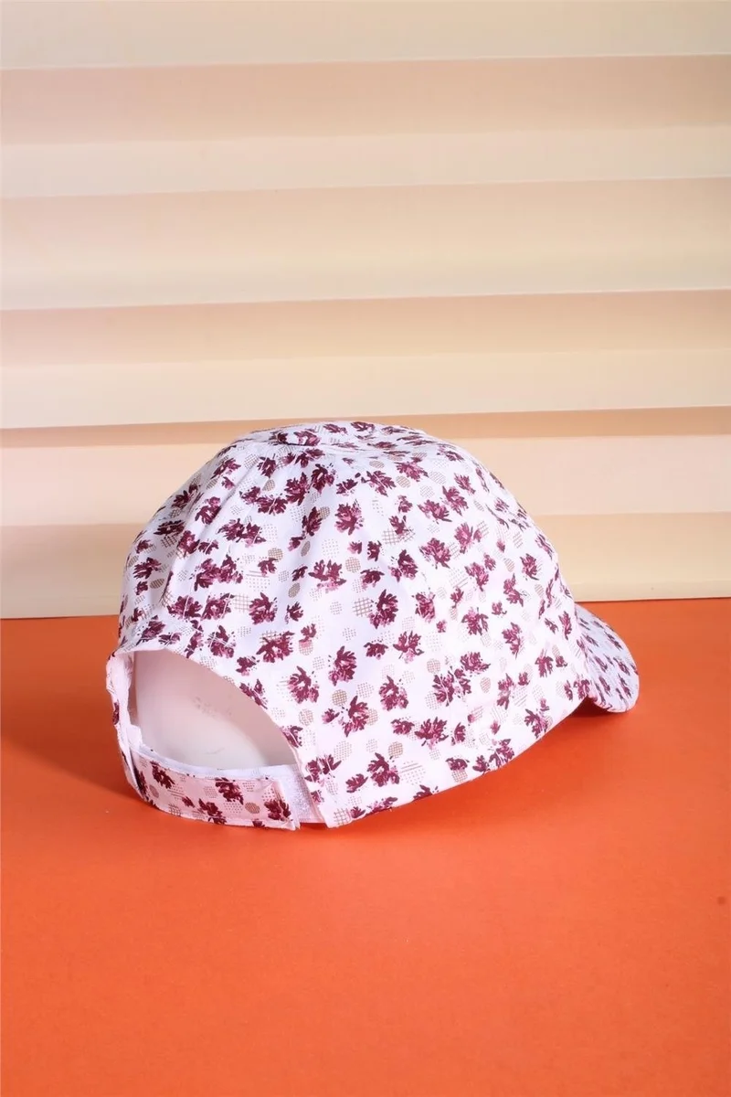 Cappello Claret Red White Adjustable Hat 24CCKSAPKAKIZR05
