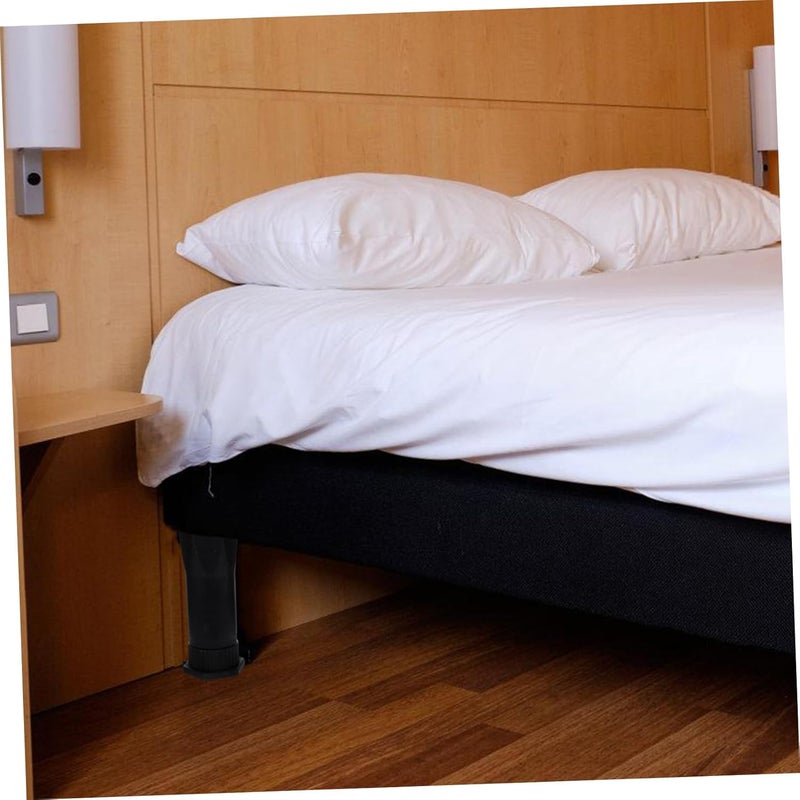POPETPOP 4pcs Bed Frame Support Legs Modern Furniture Legs Adjustable Bed Risers - Image 4