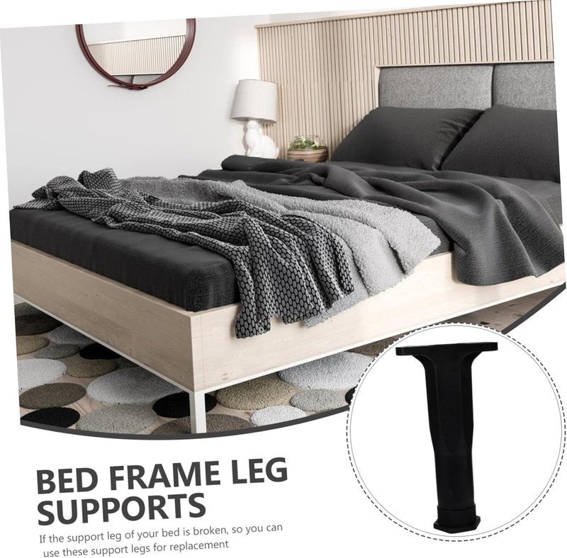 POPETPOP 4pcs Bed Frame Support Legs Modern Furniture Legs Adjustable Bed Risers - Image 5