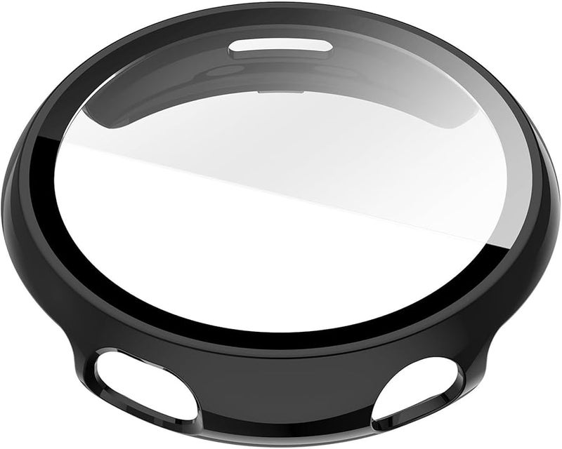 Black Protective Case with Screen Protector for Watch 5 Full Coverage Bumper Cover - Image 2