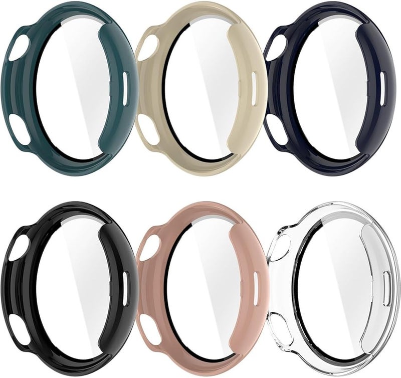 Black Protective Case with Screen Protector for Watch 5 Full Coverage Bumper Cover - Image 4