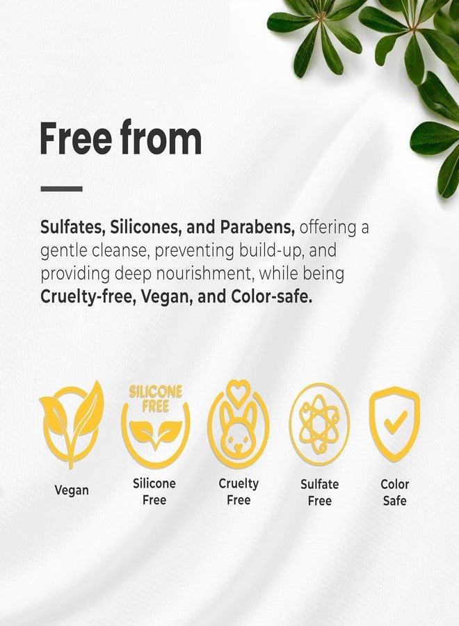 Herbishh Just Curls Shampoo Conditioner Combo (500ml x 2) | Curly Hair Products with Coconut & Shea Butter | Sulphate Free | Hair Care Kit | Vegan - Image 5