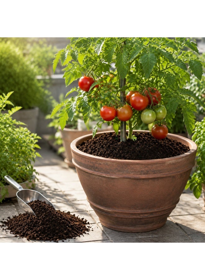 vsell24 Organic Growing Mix Soil for Vegetables, Herbs, Pots, Containers & Raised Garden Beds - Image 2