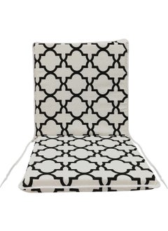Nelson Chair Cushion 1 Piece Lace Garden Cushion with Back (Alaçatı) Washable  - Image 1