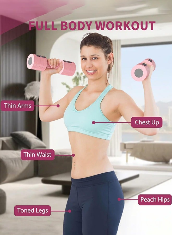 AL RAID Adjustable Dumbbells Set, Hand Weights Set with 4 Adjustable Weights 2lb 3lb 4lb 5lb, Adjustable Weight Dumbbells for Women/Men Home Gym Fitness Workout Strength Training - Image 4