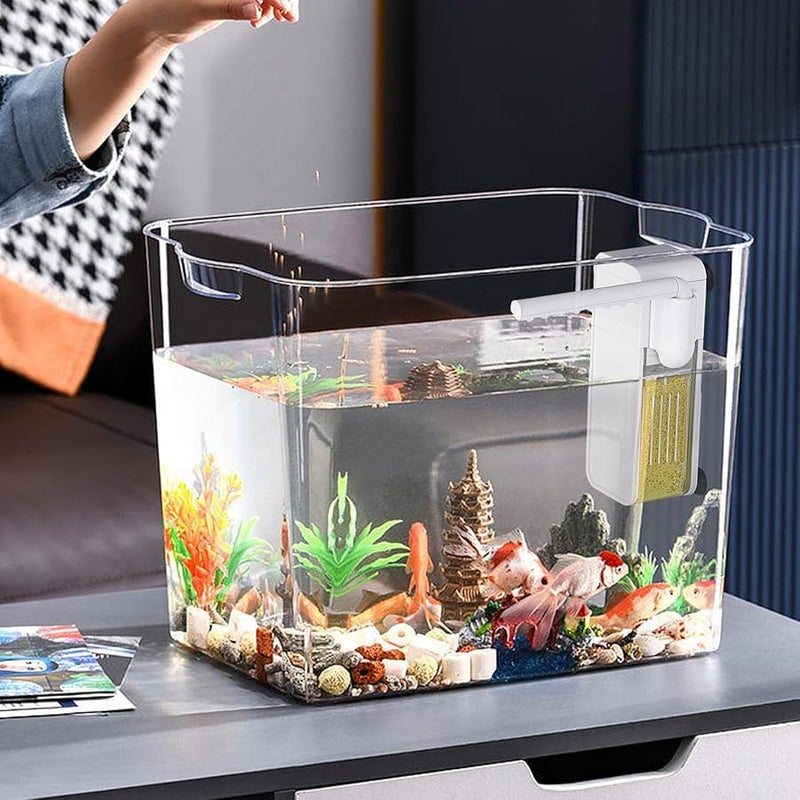 مضخة فلتر حوض السمك أورانج 3 في 1 - ترشيد طويل الأمد للمياه، أكسجة، مدمجة وسهلة الصيانة - Image 4