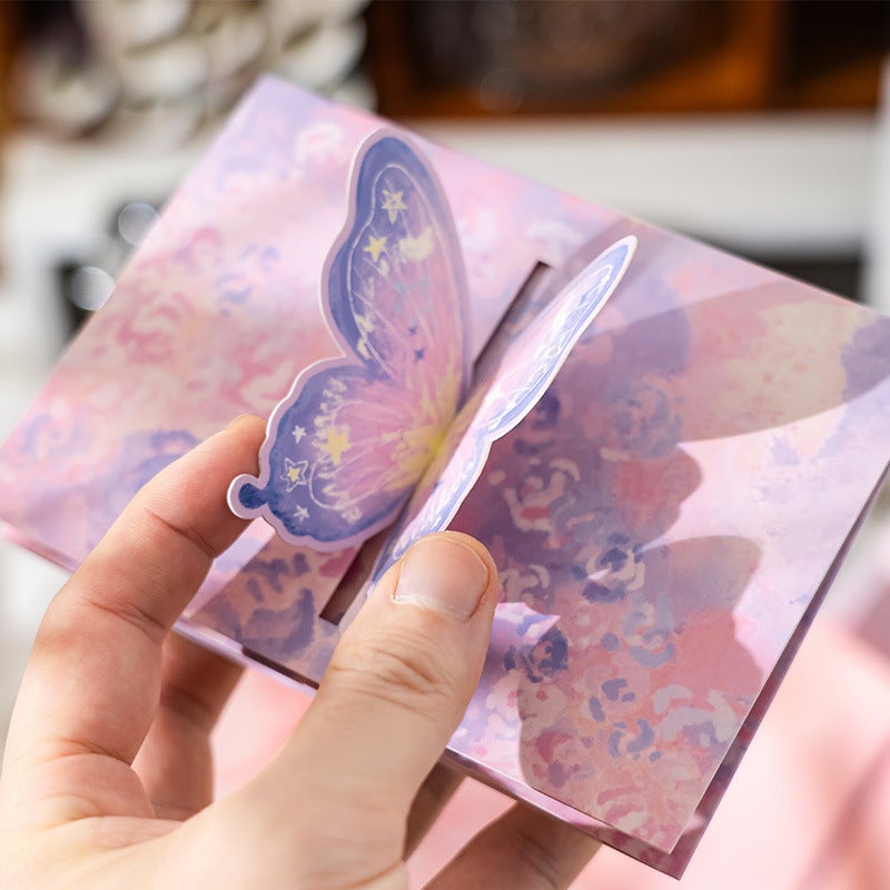 Stereo 3D Butterfly Greeting Card – Handwritten Paper Card for All Occasions - Image 5