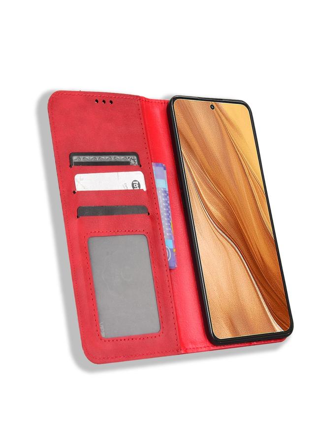 إيروريكس جراب لهاتف Realme GT2 Explorer Master بمشبك مغناطيسي من الجلد بتصميم كلاسيكي - Image 3