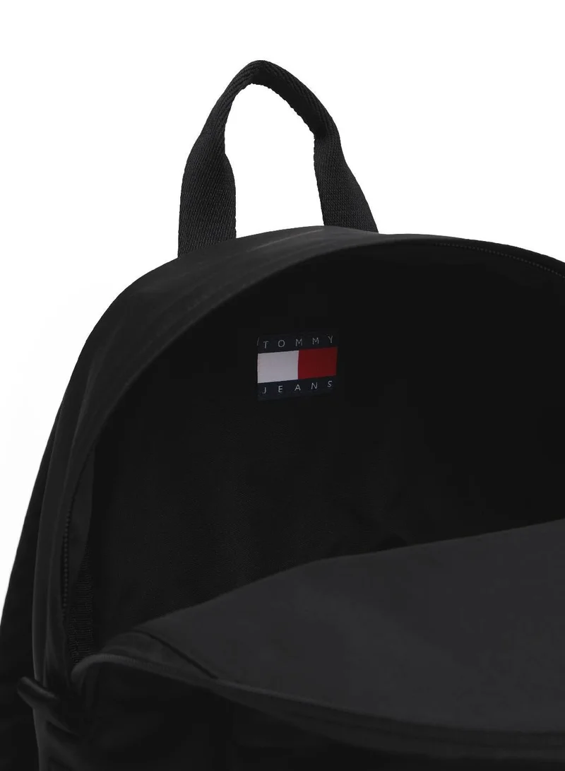 Tommy Jeans black Repeat Logo Dome Backpack for Women | Best Price UAE
