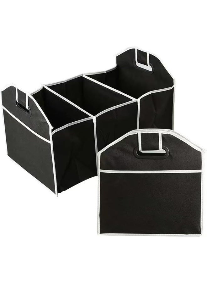 ECVV Car Trunk Organizer, Collapsible Portable Multi-Compartment, Automotive SUV Car Organizer for Storage CargoTruck & Car Accessories - Image 1