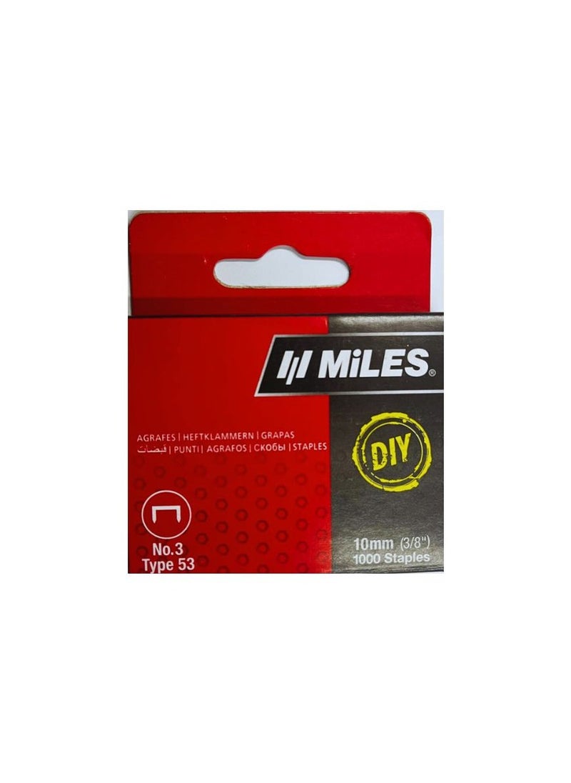 MiLES دبابيس دباسة NO3-10MM  - Image 1
