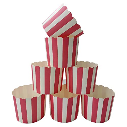 DEERA Paper Cupcake Liners – Random Colors & Designs – Medium Size – Pack of 100 - Image 1