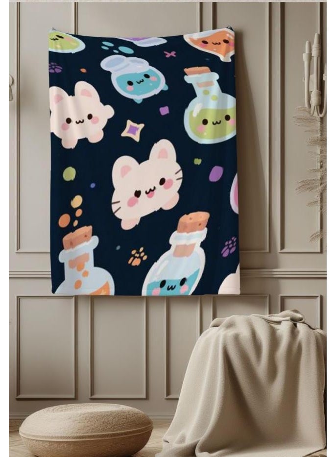 general Children's or student cartoon flannel thin blanket (warm and comfortable, suitable for sleep, games) 100cm*150cm - 845 - Image 4