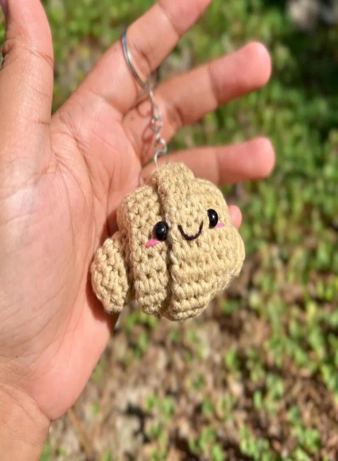 TinyHugs Crochet Keychain - Crossiant Bakery-Themed Plush Charm | Cute Mini Bread Toy for Bags, Keys & Gifts | Amigurumi French Pastry Keyring for Food Lovers - Image 5