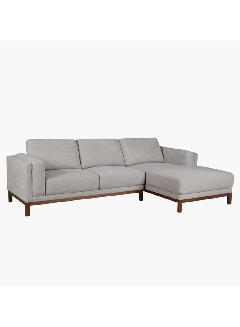 Other Manufacturer Linen corner sofa, size 270 x 170, depth 90 cm, gray color - Image 3