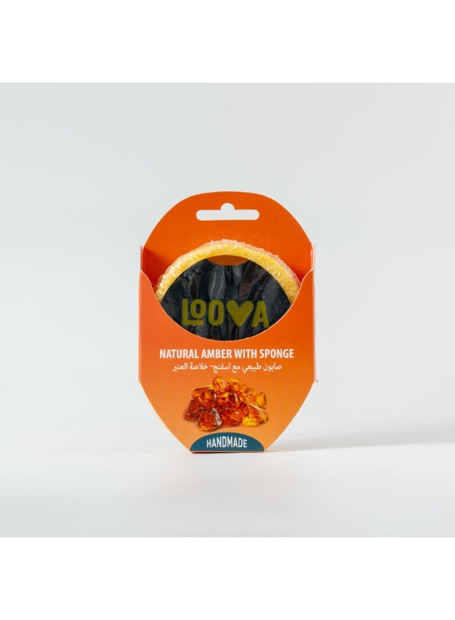 Loova Bath Sponge - Natural Amber Soap Sponge - Image 1