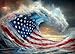 Lirches 1000pcs American Flag Wave Paper Puzzle Large Puzzle Toy Adult Game Gift Family Interactive Game Puzzle DIY Home Decoration Brain Challenge Gift - Image 2