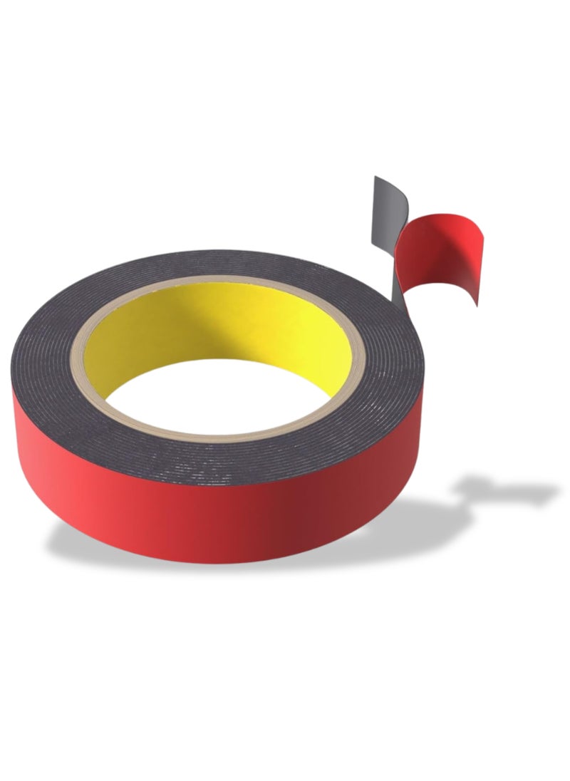 ECVV - Double Sided Acrylic Foam Tape Heavy Duty Mounting Waterproof Tape|25mm x 3m|Secure upto 2.5 to 3kg Weight|Bond Metal, Plastic, Wood & Concrete with Nano Tape|Permanent Mounting for Home & Office - Image 1