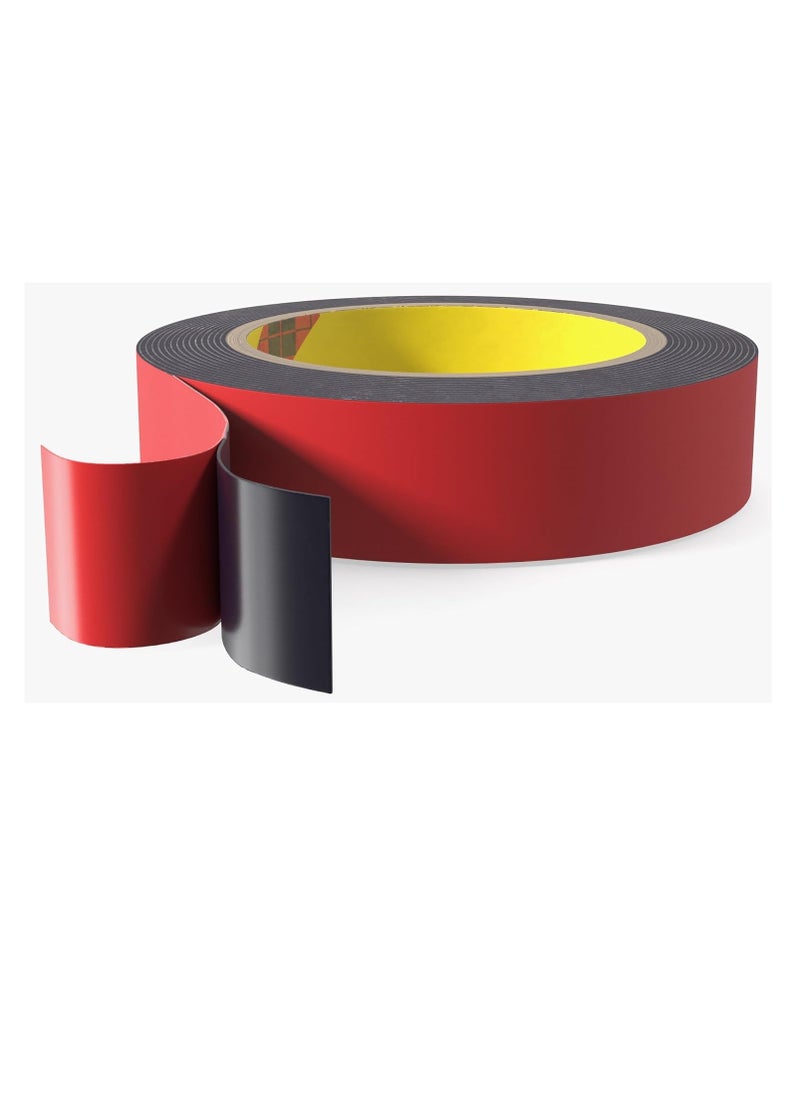 ECVV - Double Sided Acrylic Foam Tape Heavy Duty Mounting Waterproof Tape|25mm x 3m|Secure upto 2.5 to 3kg Weight|Bond Metal, Plastic, Wood & Concrete with Nano Tape|Permanent Mounting for Home & Office - Image 1
