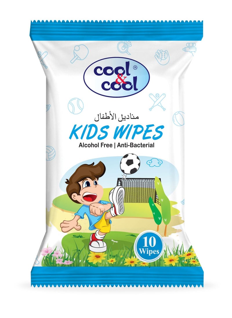 Cool & Cool Kids Wipes 10's Assorted 