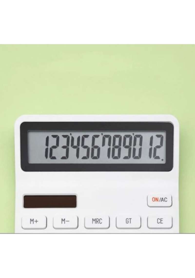KACO LEMO desktop calculator, simple 12-digit widescreen display office student portable calculator - Image 2
