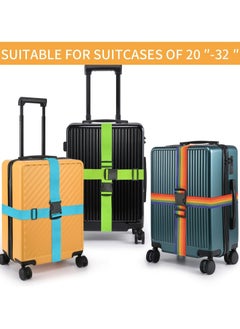 Oasisgalore 4PCS Luggage Straps 79" Long Belts Heavy Duty Suitcase Cross Luggage Strap With Buckle for Travel  - Image 3