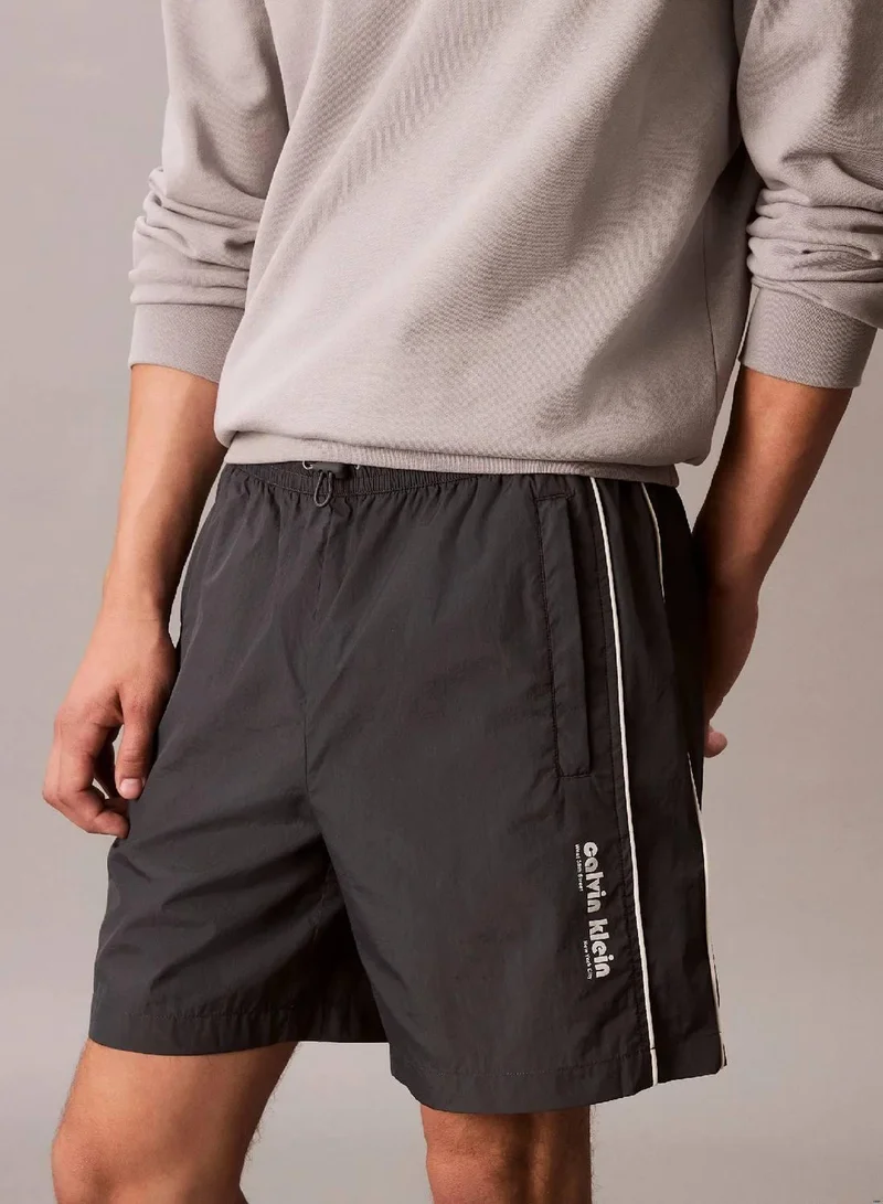 Calvin Klein Ebony Relaxed Track Shorts for Men | Best Price UAE