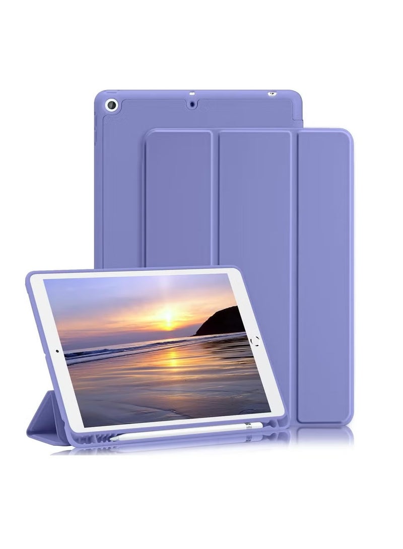 iPad 9th/8th/7th Generation Case (2021/2020/2019)  10.2-Inch Case with Pencil Holder  Slim Soft Smart Magnetic Stand Protective Cover Cases - Image 1