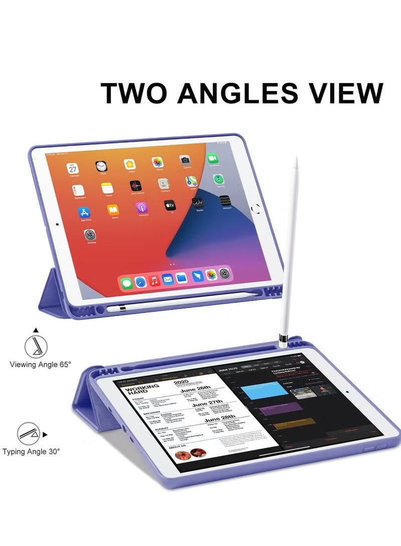 iPad 9th/8th/7th Generation Case (2021/2020/2019)  10.2-Inch Case with Pencil Holder  Slim Soft Smart Magnetic Stand Protective Cover Cases - Image 3