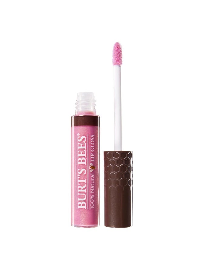 Burt's Bees 100% Natural Moisturizing Lip Gloss, Nearly Dusk, 1 Tube with Wand Applicator | 4.54g - Image 1